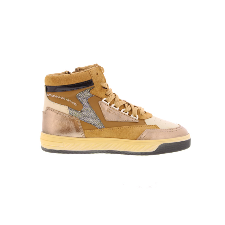 Hip high shoes brown 1