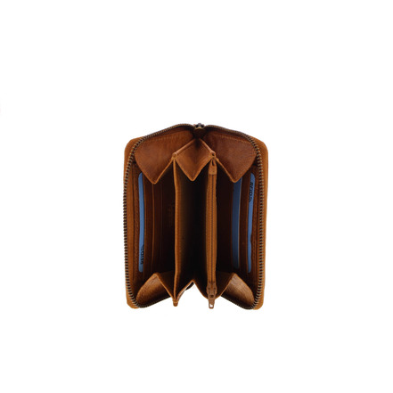 Label M wallet cognac