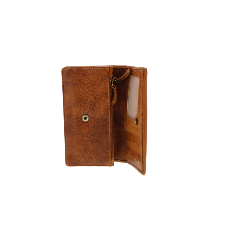 Label M wallet cognac 3