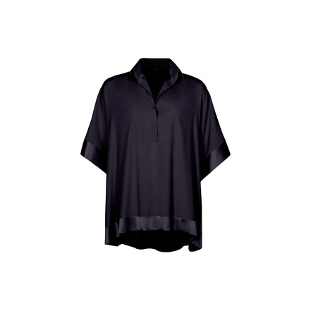 Souad Feriani bluse blau