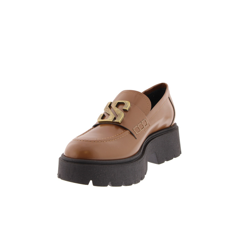Janet & Janet moccasins cognac 3