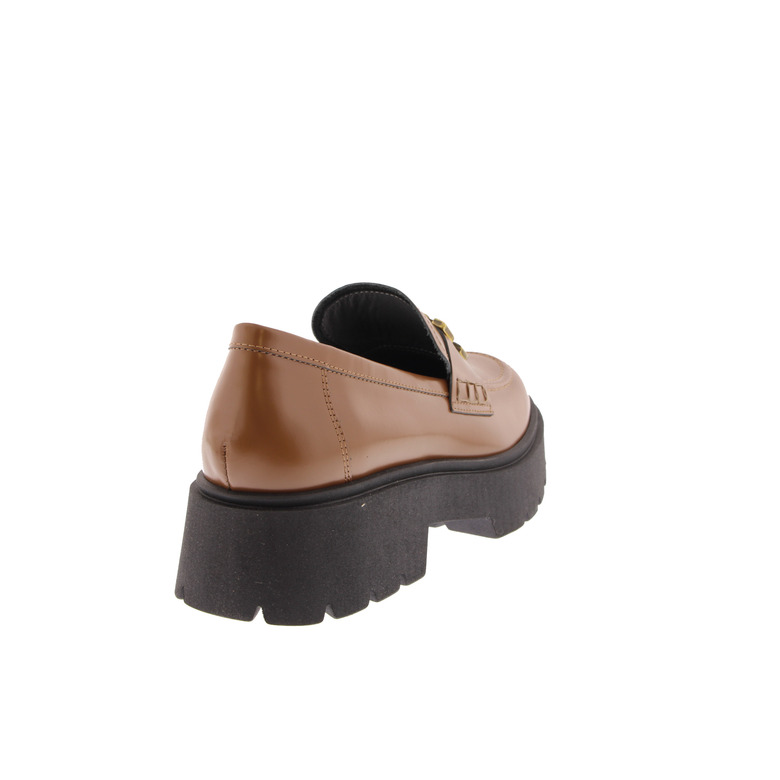 Janet & Janet moccasins cognac 4