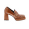 Janet & Janet moccasins cognac 1