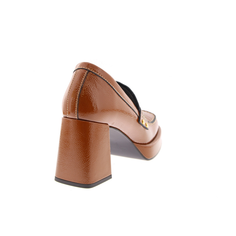 Janet & Janet moccasins cognac 4