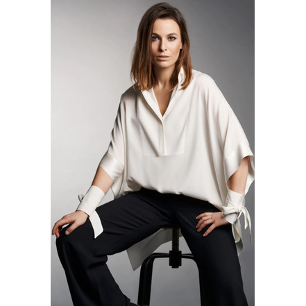 Souad Feriani bluse ecru