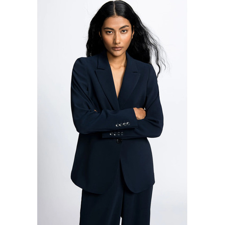 Xandres vest donker blauw