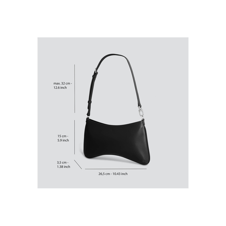 Kaai handtasche schwarz 3