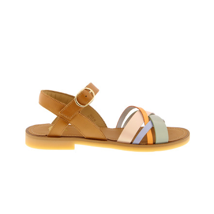 Stones And Bones sandalen cognac