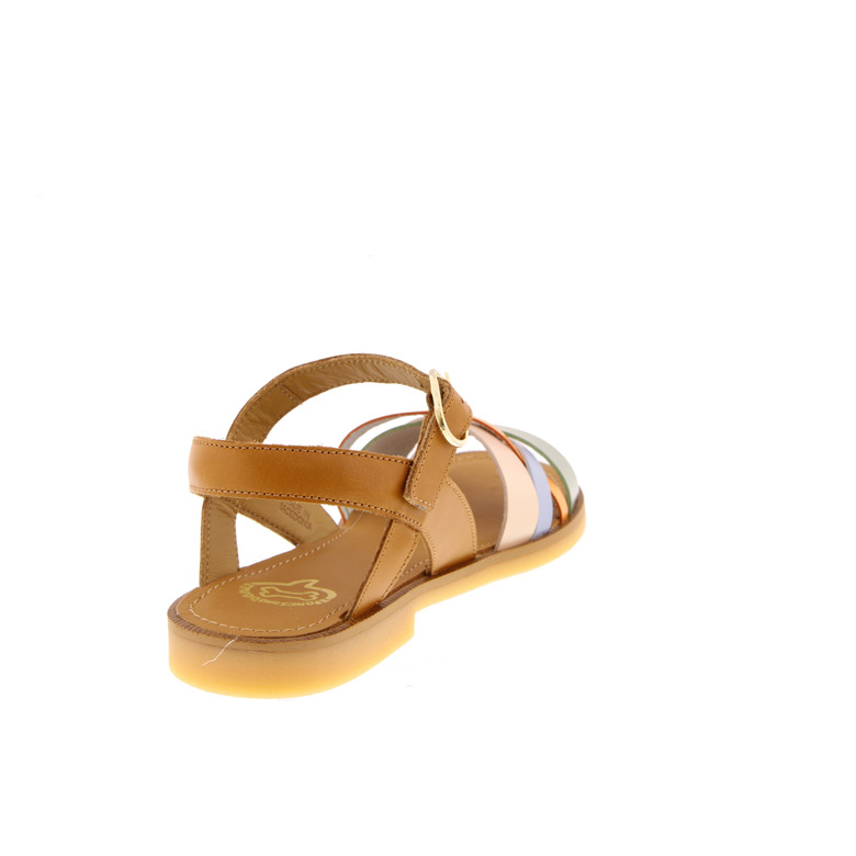 Stones And Bones sandalen cognac 4