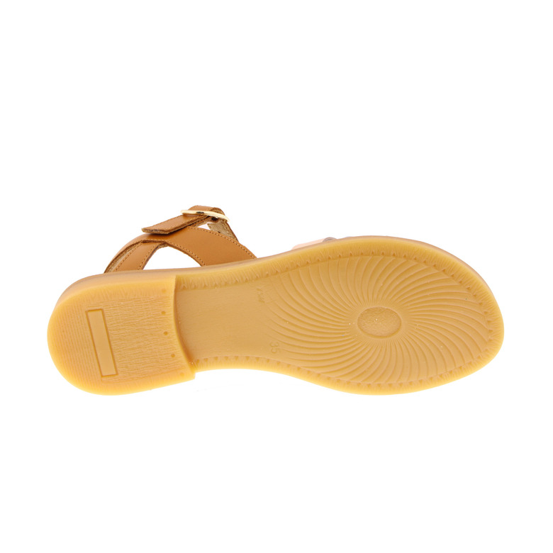 Stones And Bones sandalen cognac 5
