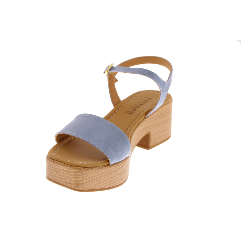 Weekend sandalen blauw 3