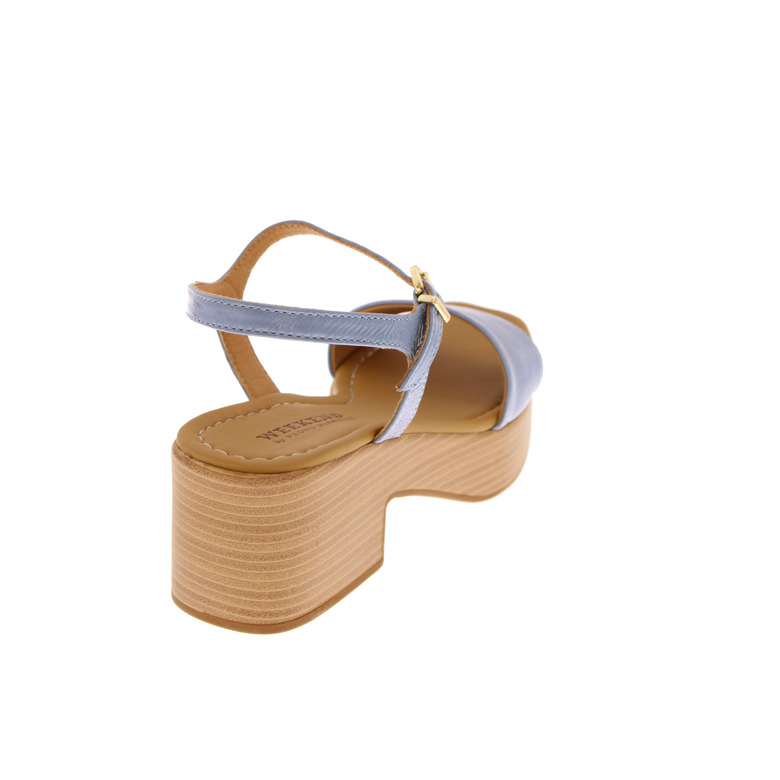 Weekend sandalen blauw 4