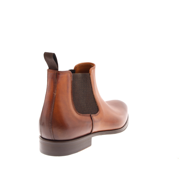 Flecs hoge schoenen cognac 4