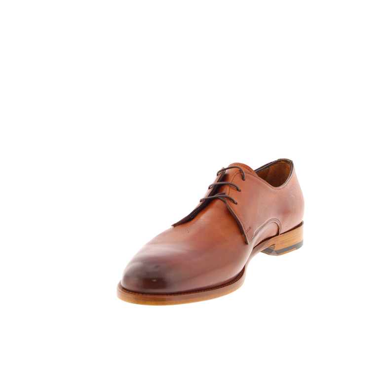 Flecs lage schoenen cognac 3