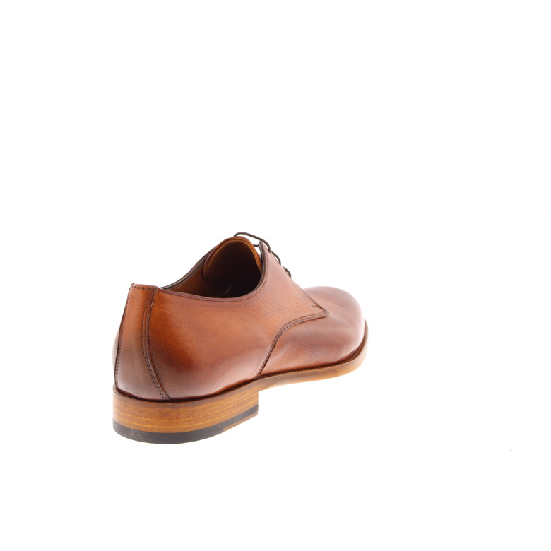 Flecs lage schoenen cognac 4