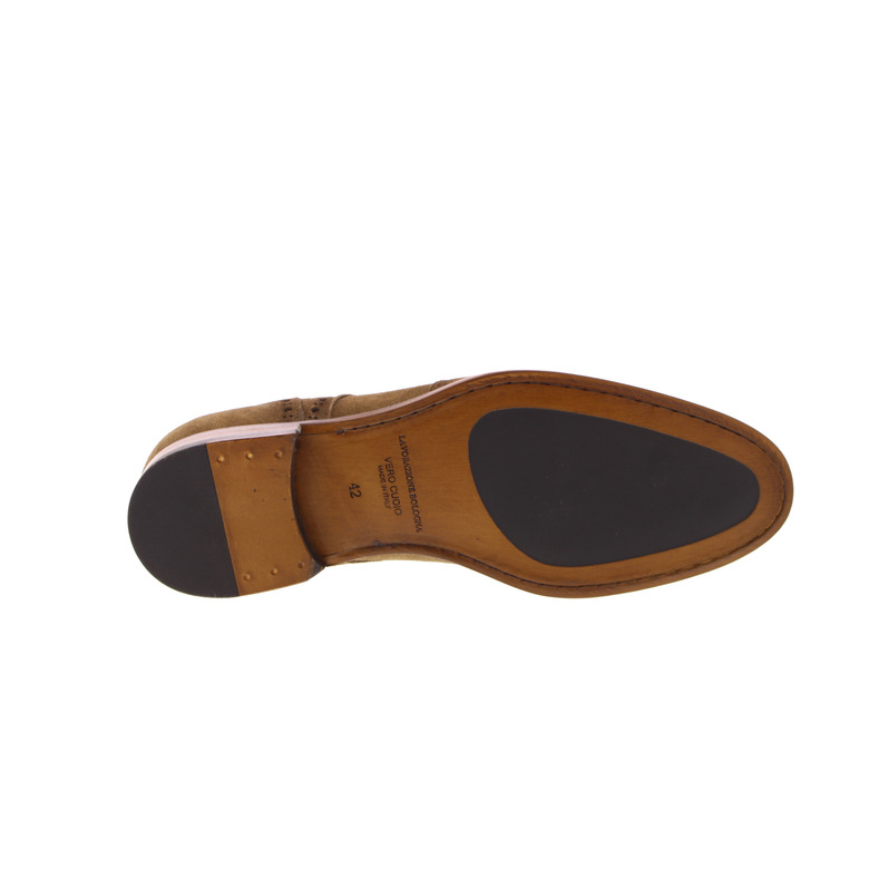 Flecs lage schoenen taupe 5