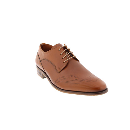 Ambiorix lage schoenen cognac