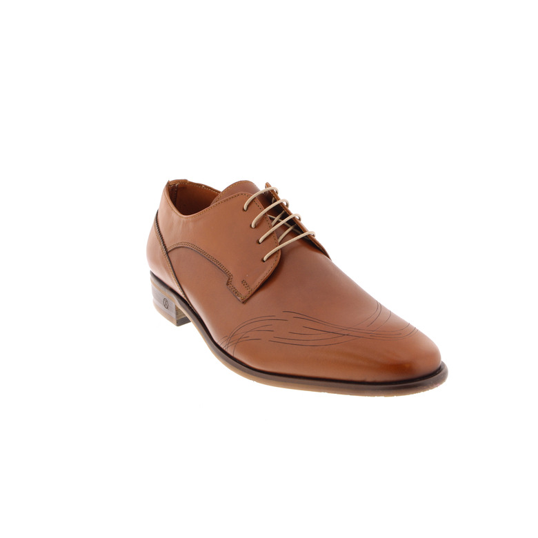 Ambiorix lage schoenen cognac 2