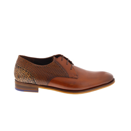 Floris Van Bommel chaussures basses cognac