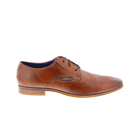 Bugattishoes lage schoenen cognac