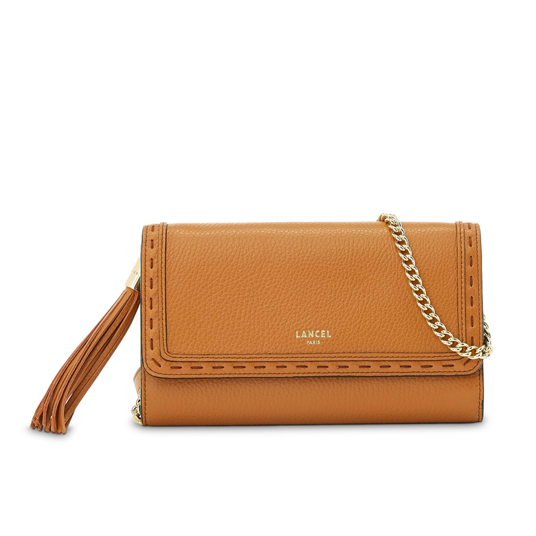 Lancel umhängetasche cognac