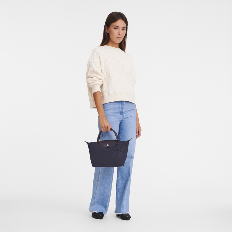 Longchamp sac à main bleu 3