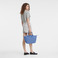 Longchamp handbag blue 3