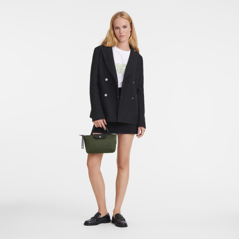 Longchamp sac à main vert 4