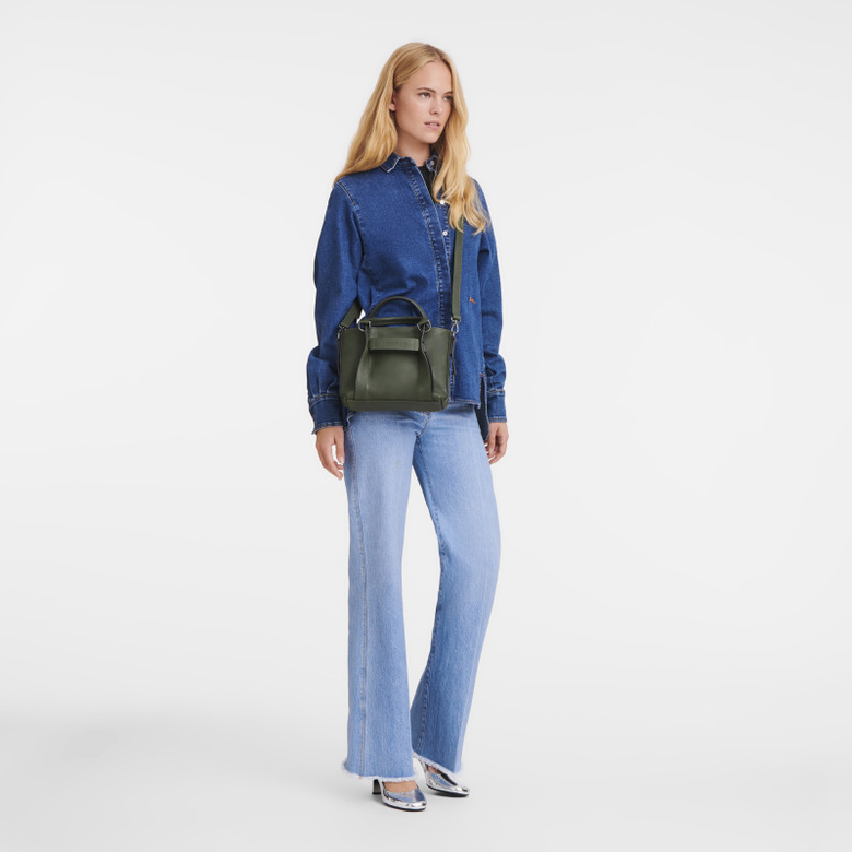 Longchamp sac à main vert 3