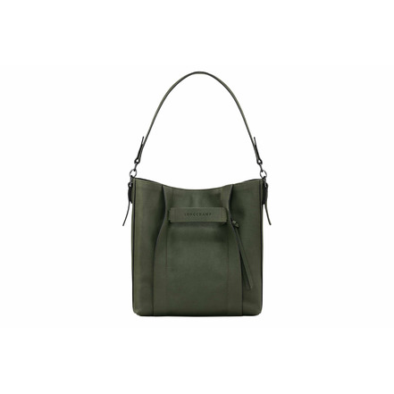 Longchamp schultertasche grÜn