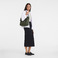 Longchamp sac porté épaule vert 2