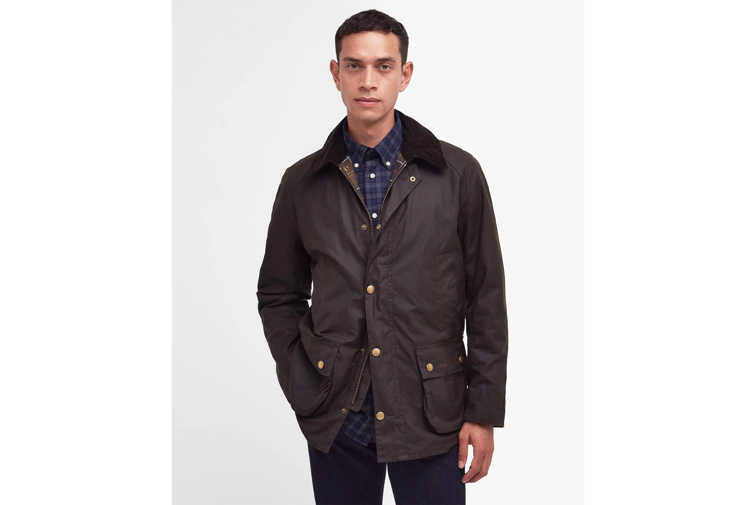 Barbour ブラウン breathable Barbour Mens Campion Waterproof Breathable Jacket - Olive