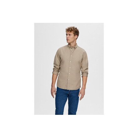 Selected Homme hemd beige