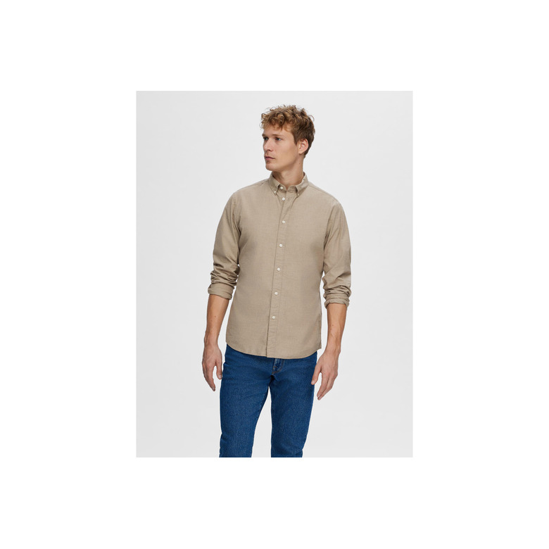 Selected Homme hemd beige 2