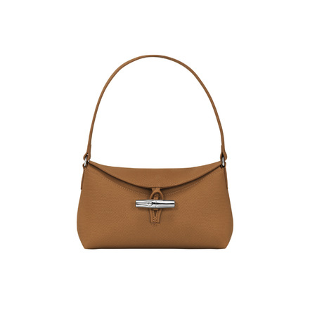 Longchamp sac porté épaule cognac