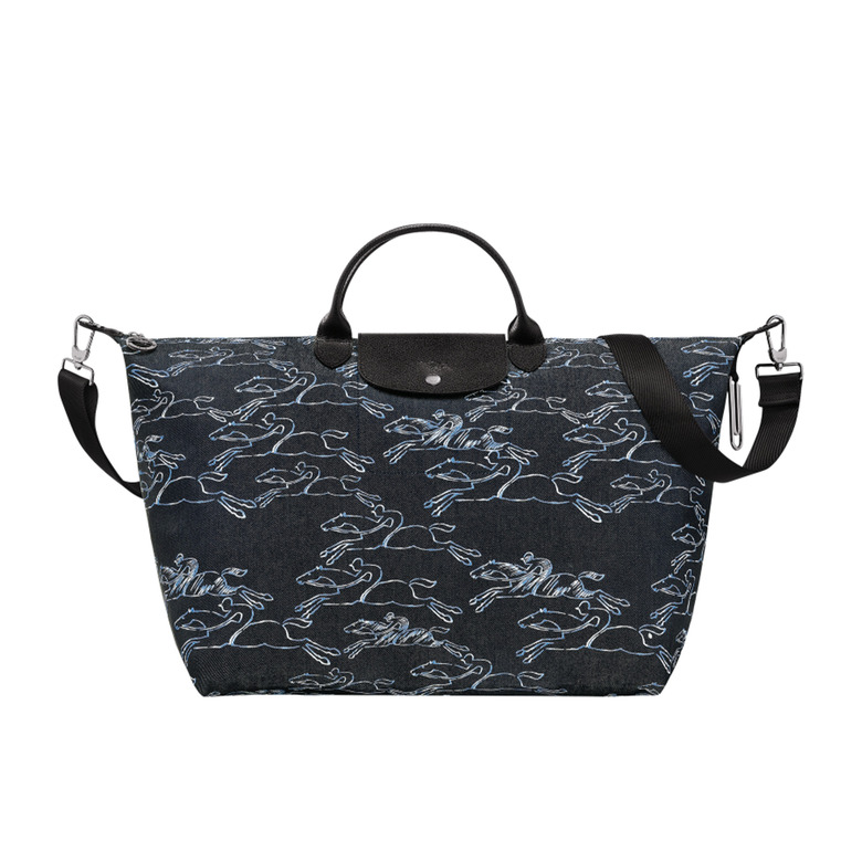 Longchamp sac de voyage bleu