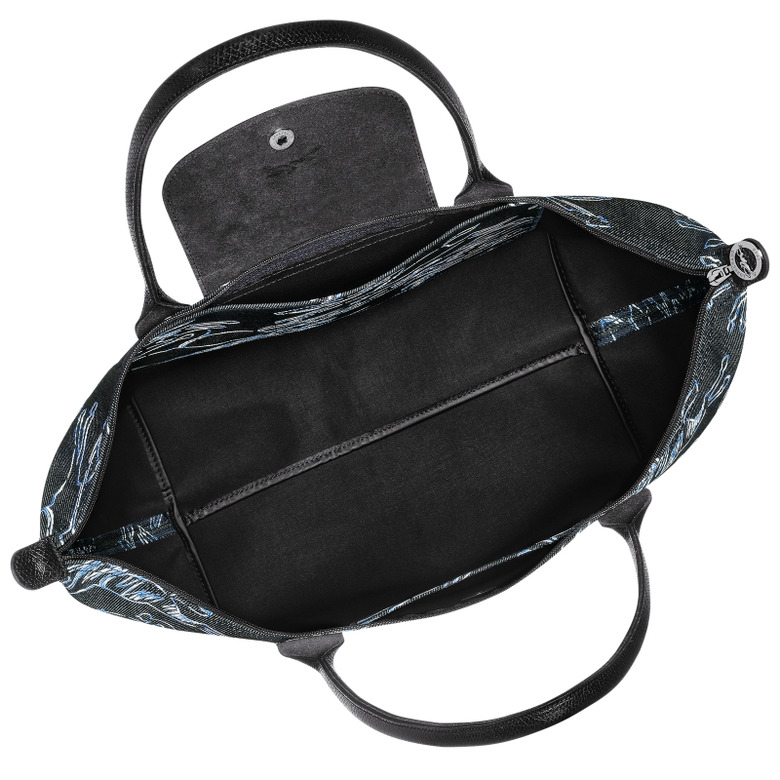 Longchamp shopper blau 2