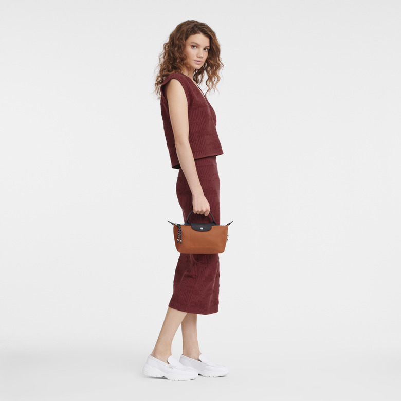 Longchamp handbag orange 3