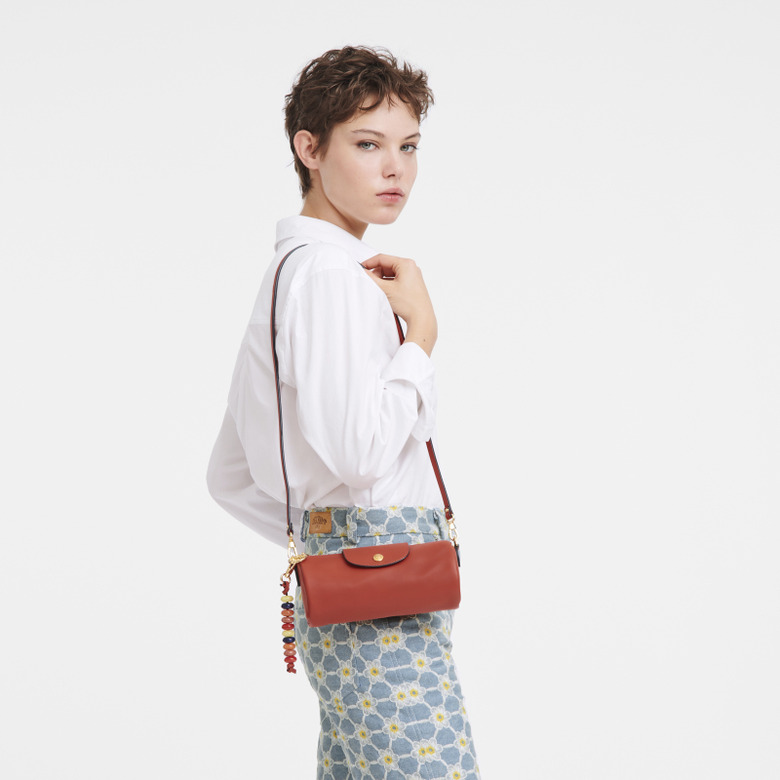 Longchamp umhängetasche orange 3