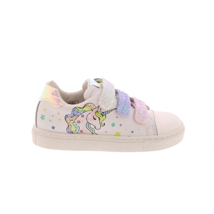 Little David lage schoenen wit