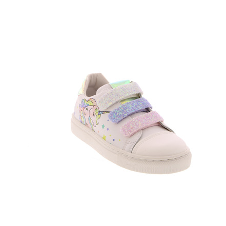 Little David lage schoenen wit