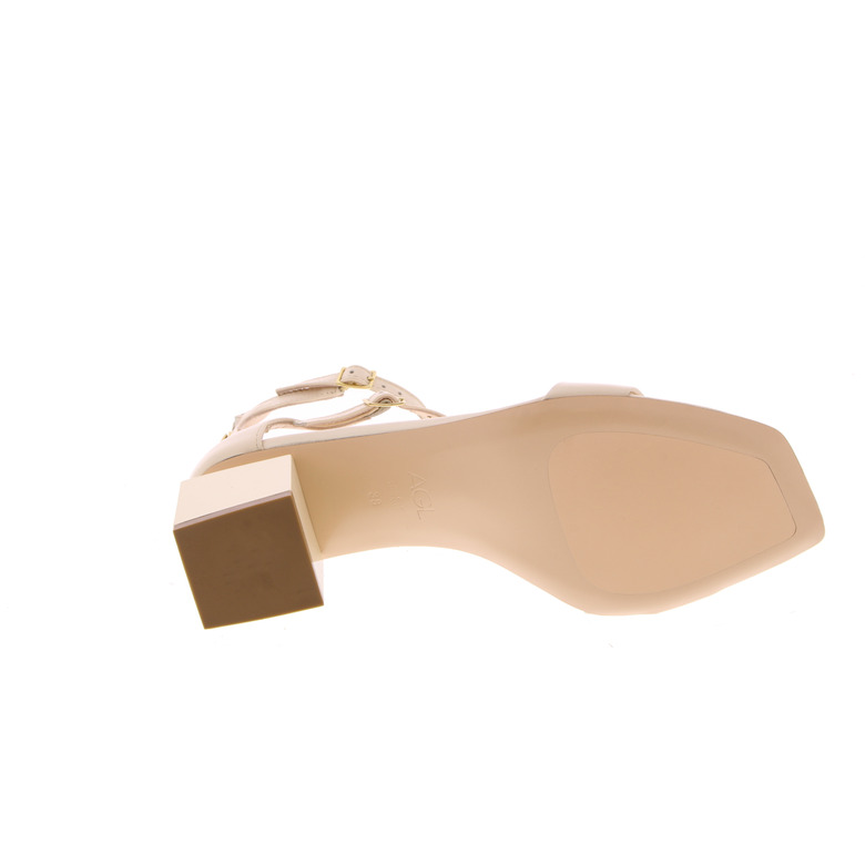 Agl sandalen ecru 5