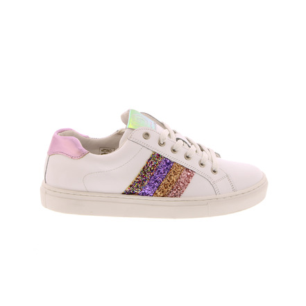 Little David lage schoenen wit