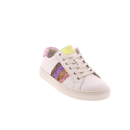 Little David lage schoenen wit