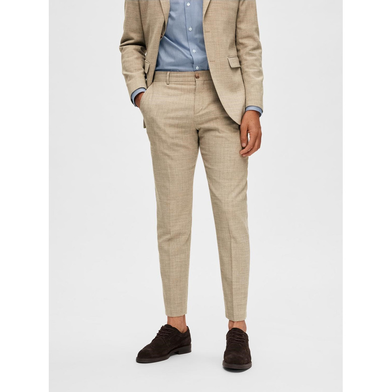 Selected Homme trousers lightbrown 2