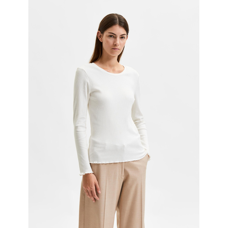 Selected Femme t-shirt wit 2