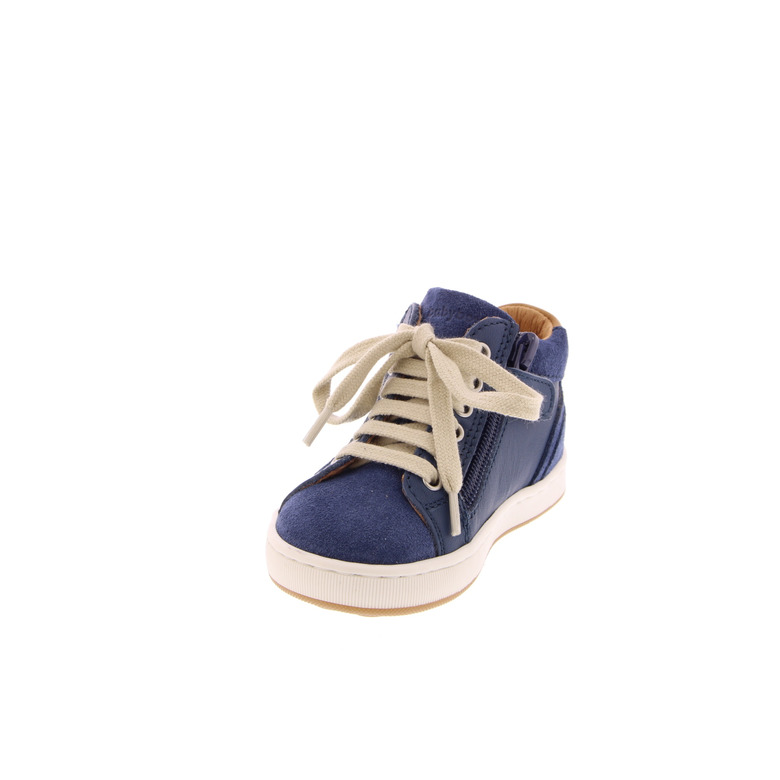 Babybotte veterschoenen blauw 3