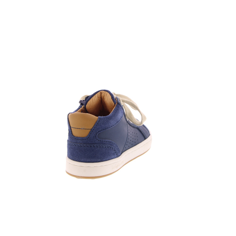 Babybotte veterschoenen blauw 4