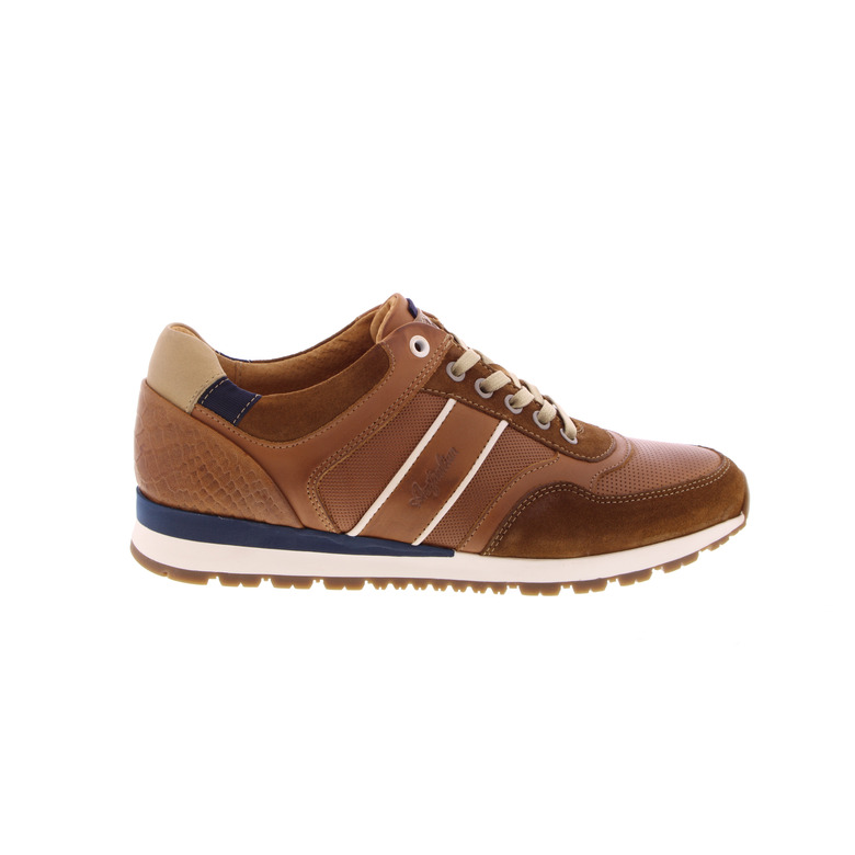 Australian lage schoenen cognac