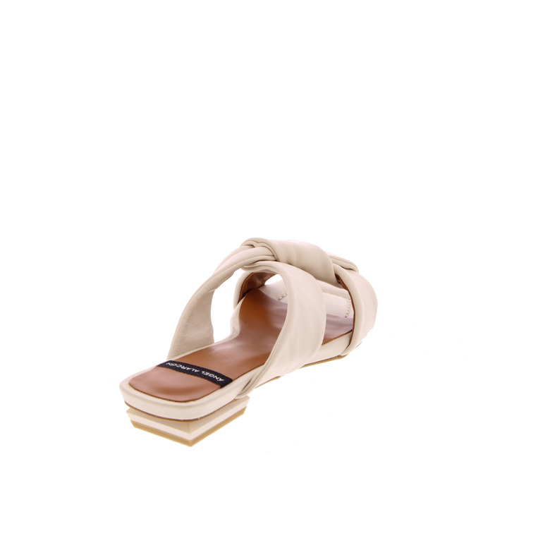 Angel Alarcon slippers ecru 4